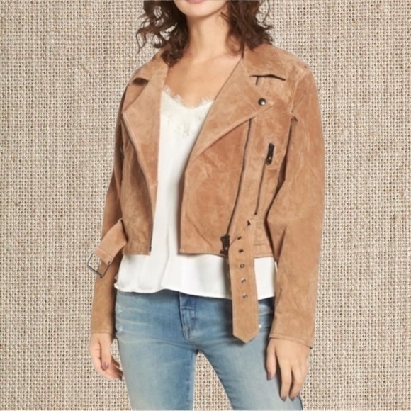 REVOLVE Jackets & Blazers - Blank NYC caramel brown suede leather jacket